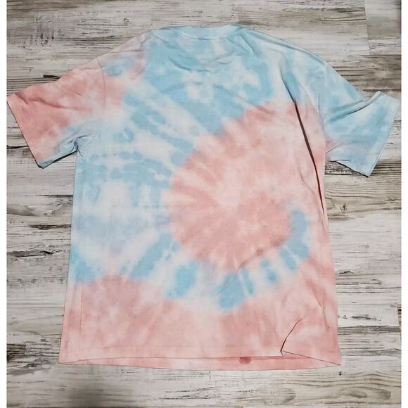 Shein Houston Tennis Adult Shirt Size L Hand Tye Dyed - Picture 2 of 4